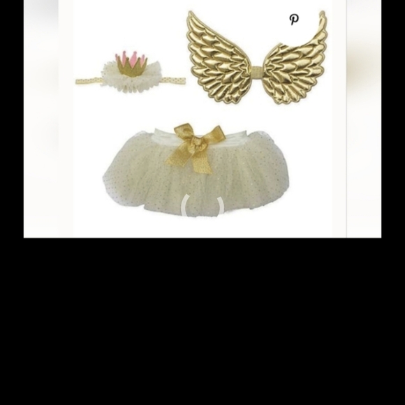 NWT Elly & Emmy 3pc Angel Tutu Set Size Up To 12 Months. - Picture 4 of 12